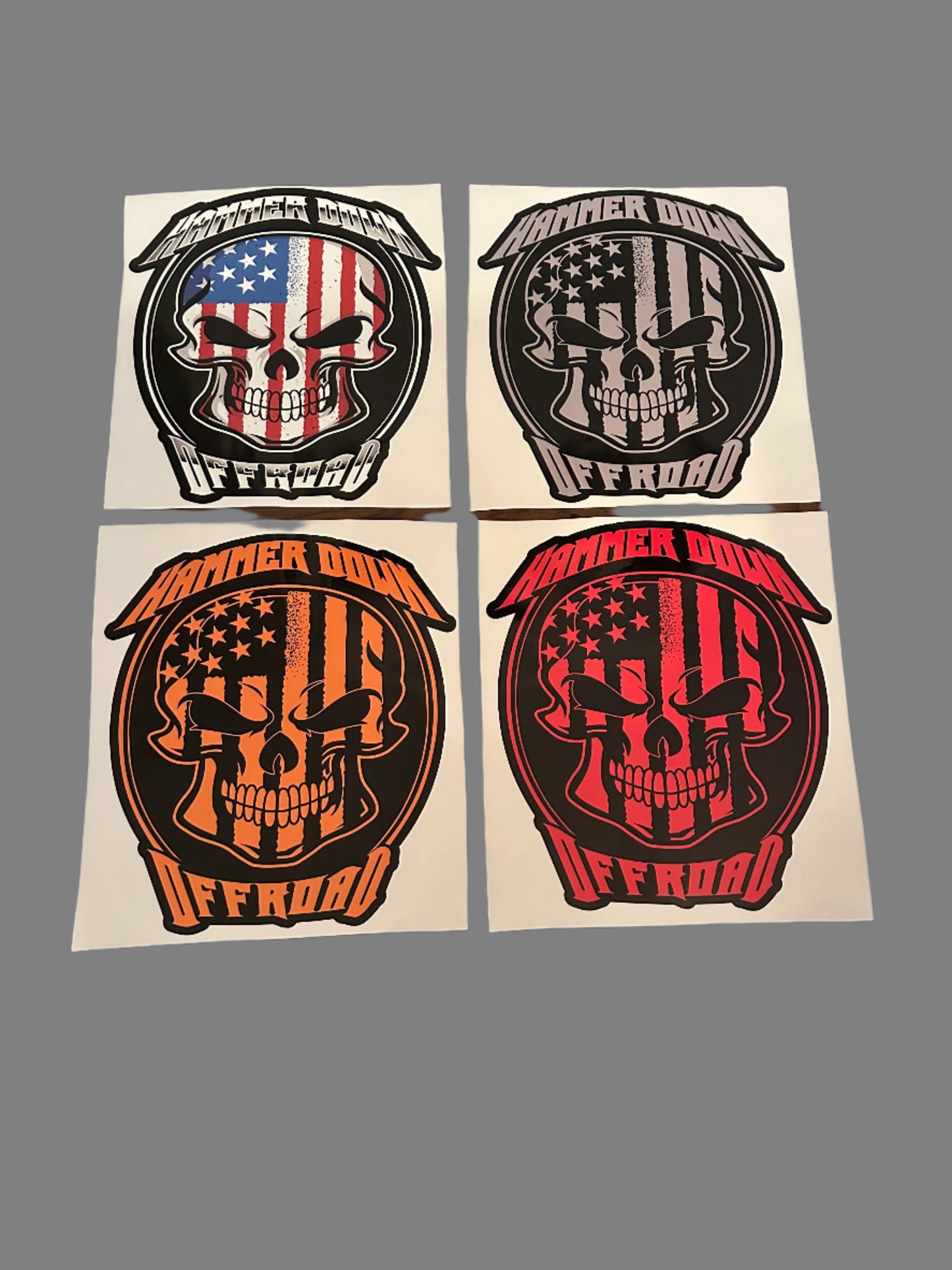 HAMMER DOWN DECALS 18" TALL