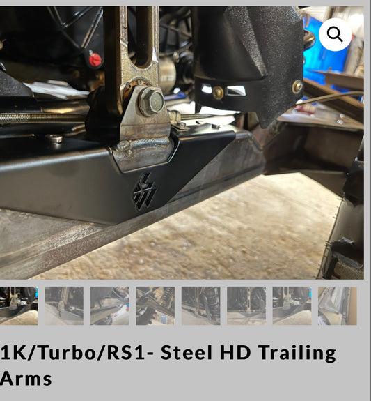 1K/TURBO/RS1 STEEL HD TRAILING ARMS