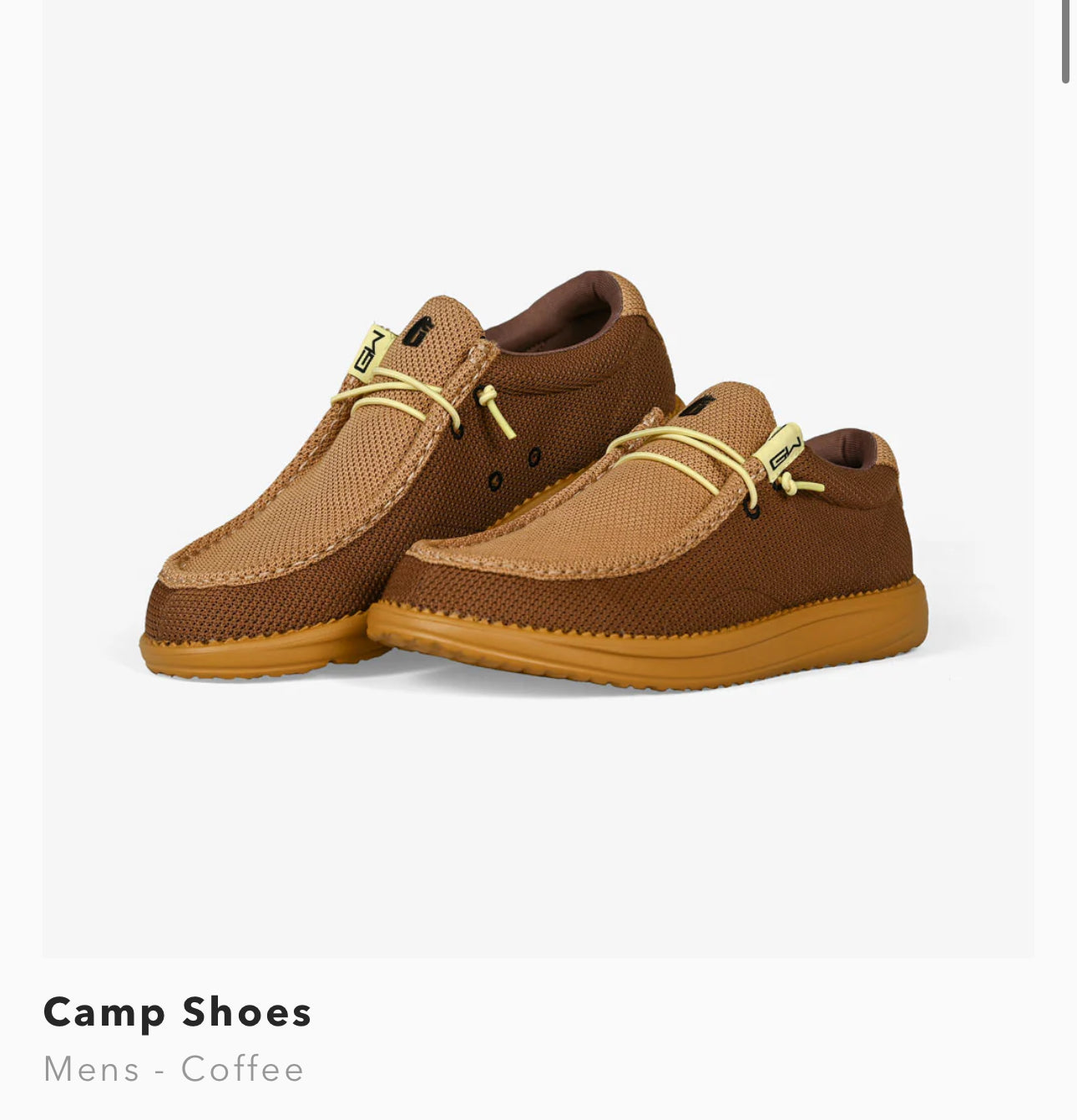 CAMP SHOES, MENS-COFEE