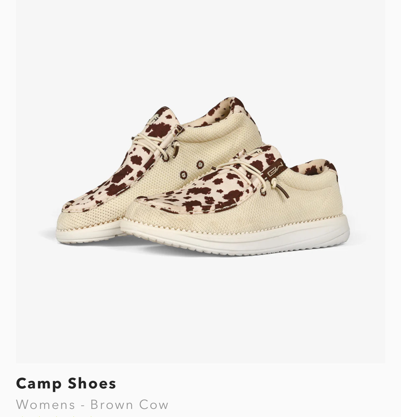 CAMP SHOES - WOMENS, BROWN COW