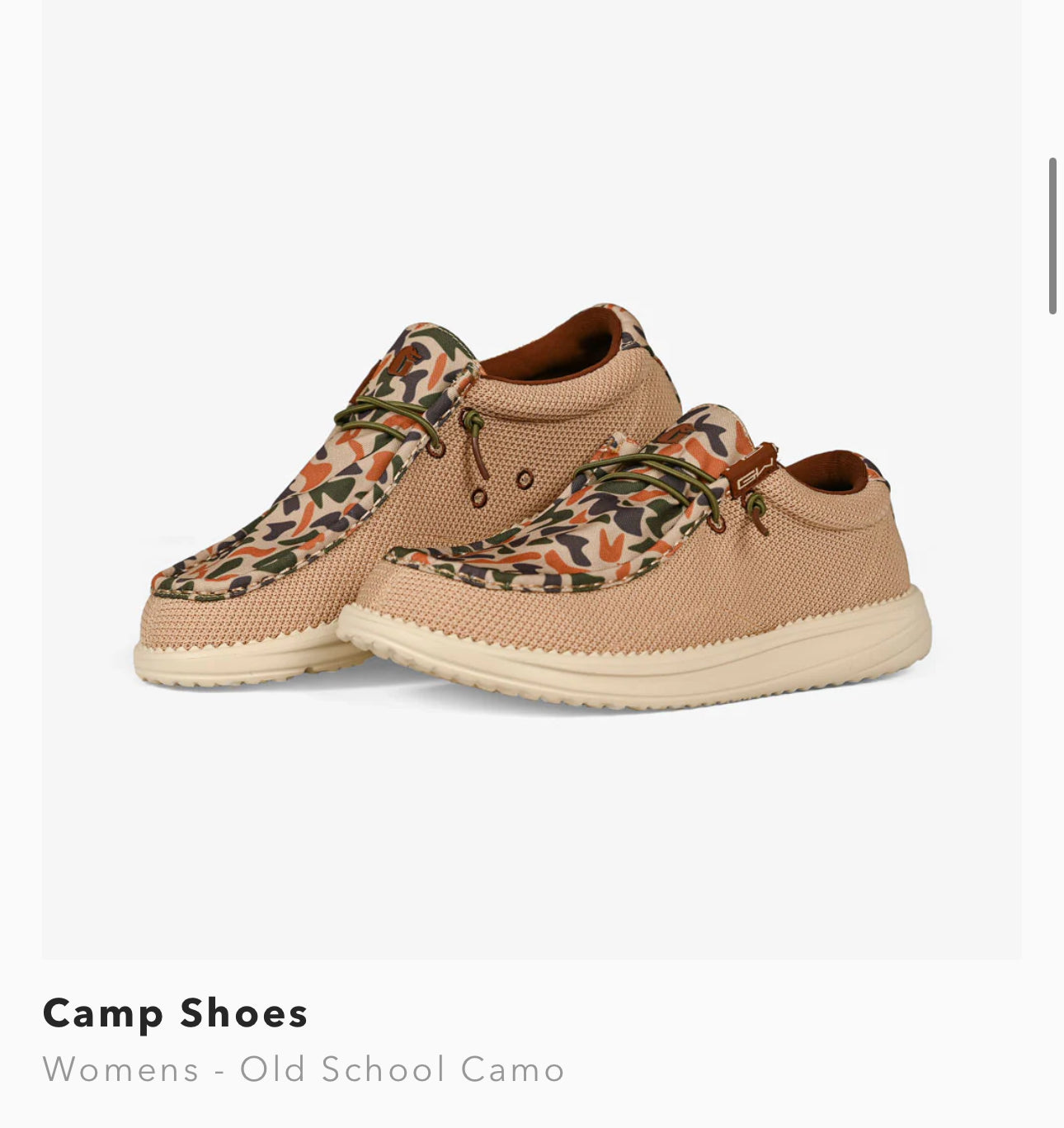 CAMP SHOES-WOMEN, OLD SCHOOL CAMO