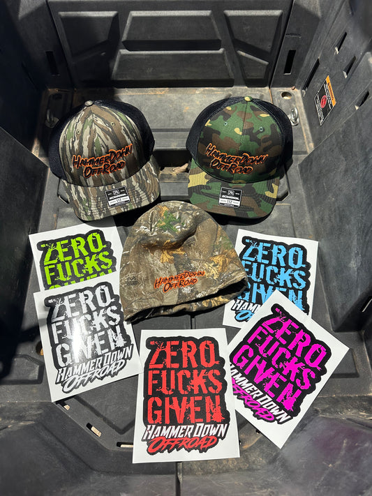 Fucks given decal
