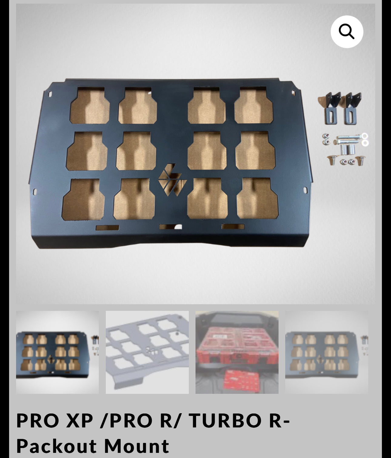 L&W PRO XP/PRO R/TURBO R-PACKOUT MOUNT