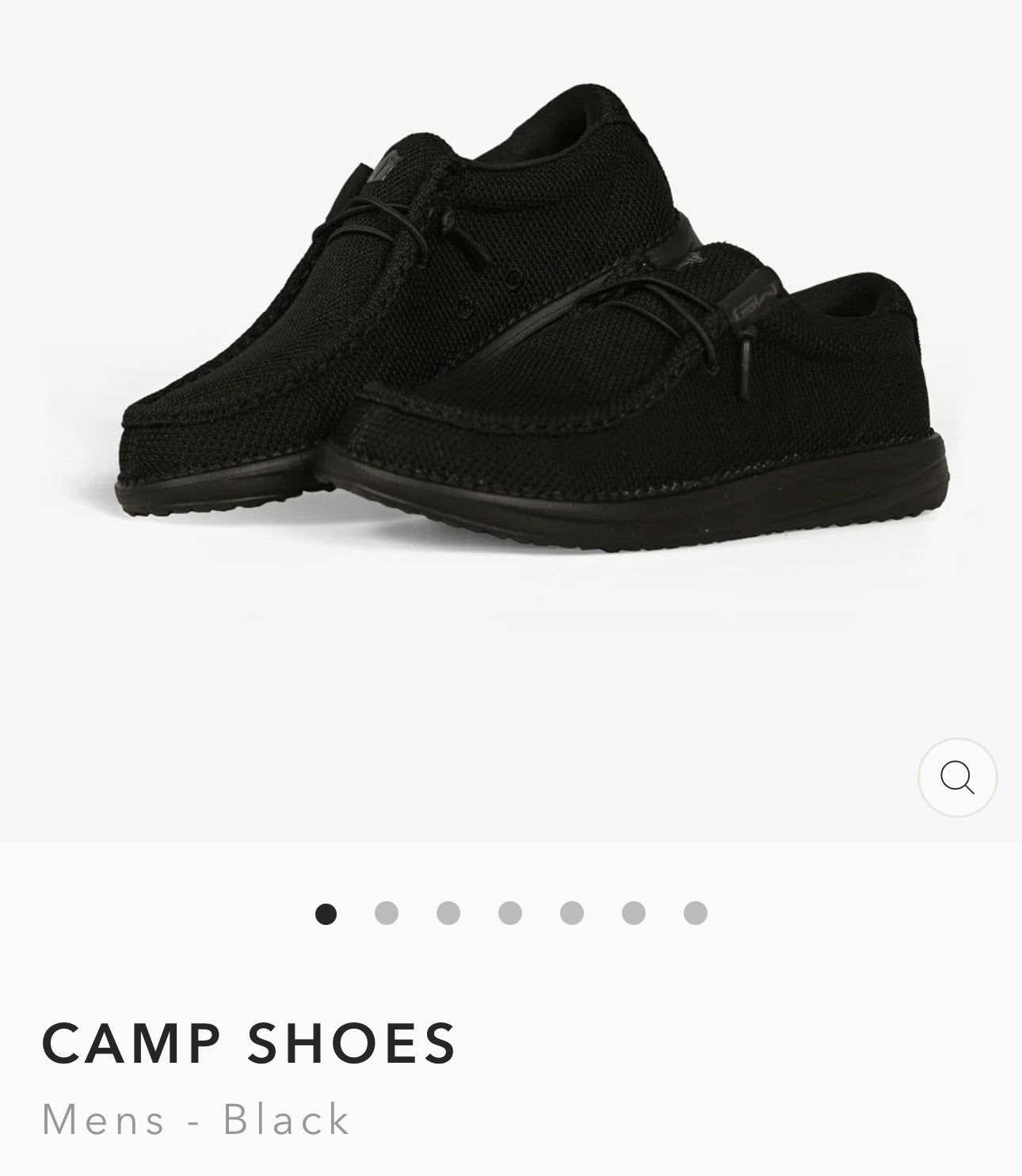 Camp shoes - mens black