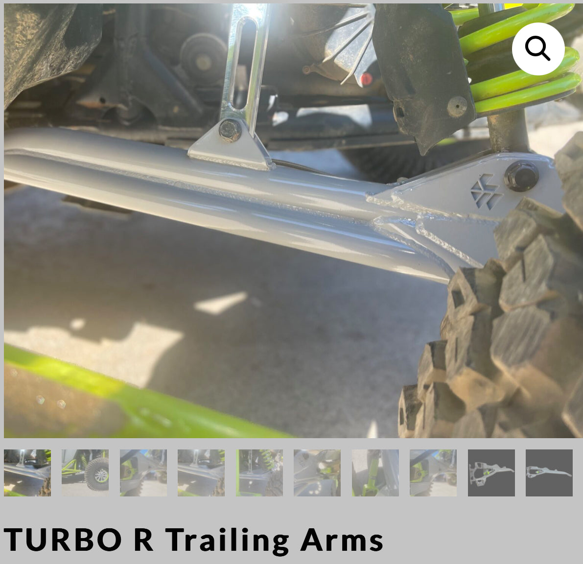 TURBO R TRAILING ARMS